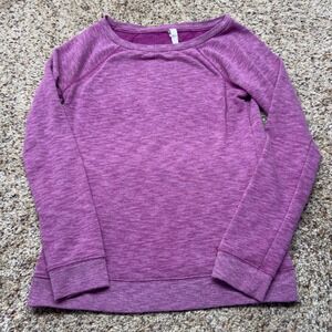 Under Armour Womens Allseasongear Purple Heathered Sweatshirt Fitted Small SM/P